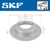 Bremsscheibe Vorderachse SKF VKBD 80399 S2 Bild Bremsscheibe Vorderachse SKF VKBD 80399 S2
