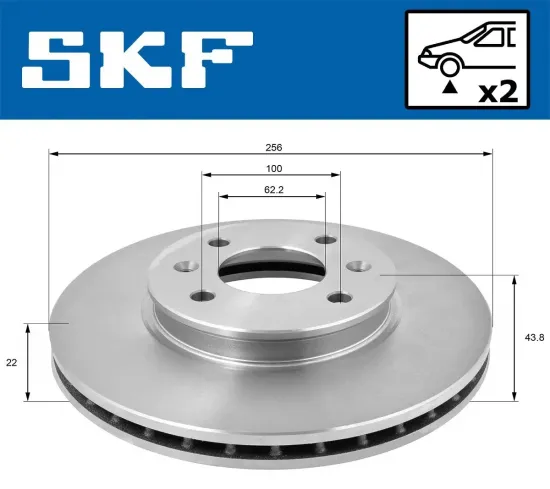 Bremsscheibe SKF VKBD 80472 V2 Bild Bremsscheibe SKF VKBD 80472 V2