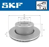 Bremsscheibe Vorderachse SKF VKBD 80646 V1 Bild Bremsscheibe Vorderachse SKF VKBD 80646 V1