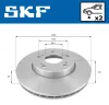 Bremsscheibe Vorderachse SKF VKBD 80689 V2 Bild Bremsscheibe Vorderachse SKF VKBD 80689 V2