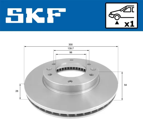 Bremsscheibe SKF VKBD 80691 V1 Bild Bremsscheibe SKF VKBD 80691 V1