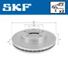 Bremsscheibe Vorderachse SKF VKBD 80938 V2 Bild Bremsscheibe Vorderachse SKF VKBD 80938 V2