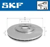 Bremsscheibe Vorderachse SKF VKBD 81093 V1 Bild Bremsscheibe Vorderachse SKF VKBD 81093 V1