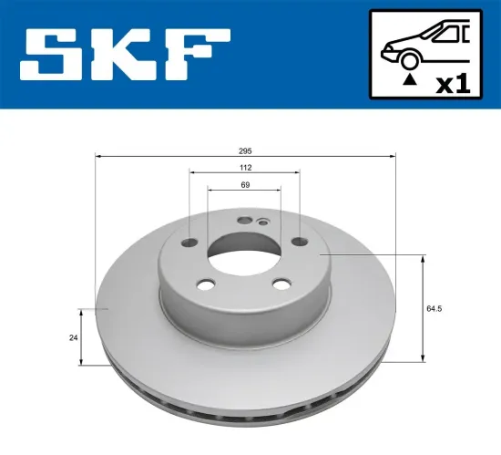 Bremsscheibe SKF VKBD 81346 V1 Bild Bremsscheibe SKF VKBD 81346 V1