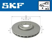 Bremsscheibe Vorderachse SKF VKBD 81415 V1