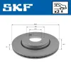 Bremsscheibe Hinterachse SKF VKBD 90042 V2 Bild Bremsscheibe Hinterachse SKF VKBD 90042 V2