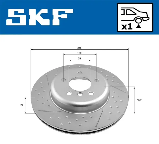 Bremsscheibe SKF VKBD 90268 V1 Bild Bremsscheibe SKF VKBD 90268 V1