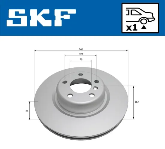 Bremsscheibe SKF VKBD 90446 V1 Bild Bremsscheibe SKF VKBD 90446 V1