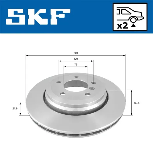 Bremsscheibe SKF VKBD 90528 V1 Bild Bremsscheibe SKF VKBD 90528 V1