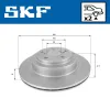 Bremsscheibe Hinterachse SKF VKBD 90634 V2 Bild Bremsscheibe Hinterachse SKF VKBD 90634 V2