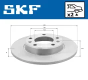 Bremsscheibe Hinterachse SKF VKBD 91156 S2
