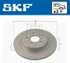 Bremsscheibe Hinterachse SKF VKBD 91358 S2