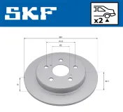 Bremsscheibe Hinterachse SKF VKBD 91392 S2