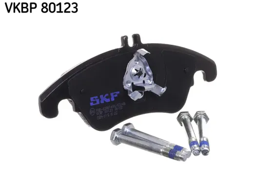 Bremsbelagsatz, Scheibenbremse Vorderachse SKF VKBP 80123 Bild Bremsbelagsatz, Scheibenbremse Vorderachse SKF VKBP 80123