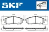 Bremsbelagsatz, Scheibenbremse SKF VKBP 80166 A Bild Bremsbelagsatz, Scheibenbremse SKF VKBP 80166 A