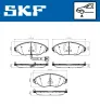 Bremsbelagsatz, Scheibenbremse SKF VKBP 80179 E Bild Bremsbelagsatz, Scheibenbremse SKF VKBP 80179 E