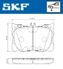 Bremsbelagsatz, Scheibenbremse SKF VKBP 80190 Bild Bremsbelagsatz, Scheibenbremse SKF VKBP 80190