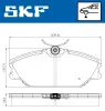 Bremsbelagsatz, Scheibenbremse Vorderachse SKF VKBP 80211 Bild Bremsbelagsatz, Scheibenbremse Vorderachse SKF VKBP 80211