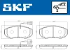 Bremsbelagsatz, Scheibenbremse SKF VKBP 80273 E Bild Bremsbelagsatz, Scheibenbremse SKF VKBP 80273 E