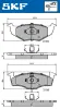 Bremsbelagsatz, Scheibenbremse Vorderachse SKF VKBP 80278 Bild Bremsbelagsatz, Scheibenbremse Vorderachse SKF VKBP 80278