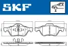 Bremsbelagsatz, Scheibenbremse SKF VKBP 80309 Bild Bremsbelagsatz, Scheibenbremse SKF VKBP 80309