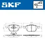 Bremsbelagsatz, Scheibenbremse SKF VKBP 80329 Bild Bremsbelagsatz, Scheibenbremse SKF VKBP 80329