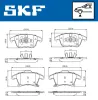 Bremsbelagsatz, Scheibenbremse SKF VKBP 80359 A Bild Bremsbelagsatz, Scheibenbremse SKF VKBP 80359 A