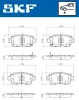 Bremsbelagsatz, Scheibenbremse Vorderachse SKF VKBP 80382 A Bild Bremsbelagsatz, Scheibenbremse Vorderachse SKF VKBP 80382 A