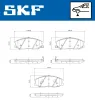 Bremsbelagsatz, Scheibenbremse SKF VKBP 80436 A Bild Bremsbelagsatz, Scheibenbremse SKF VKBP 80436 A