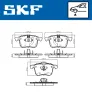 Bremsbelagsatz, Scheibenbremse SKF VKBP 80674 Bild Bremsbelagsatz, Scheibenbremse SKF VKBP 80674