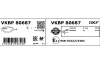 Bremsbelagsatz, Scheibenbremse Vorderachse SKF VKBP 80687 Bild Bremsbelagsatz, Scheibenbremse Vorderachse SKF VKBP 80687