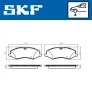 Bremsbelagsatz, Scheibenbremse Vorderachse SKF VKBP 80703 Bild Bremsbelagsatz, Scheibenbremse Vorderachse SKF VKBP 80703