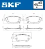 Bremsbelagsatz, Scheibenbremse Vorderachse SKF VKBP 80923 A Bild Bremsbelagsatz, Scheibenbremse Vorderachse SKF VKBP 80923 A