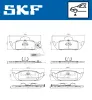 Bremsbelagsatz, Scheibenbremse SKF VKBP 81065 E Bild Bremsbelagsatz, Scheibenbremse SKF VKBP 81065 E