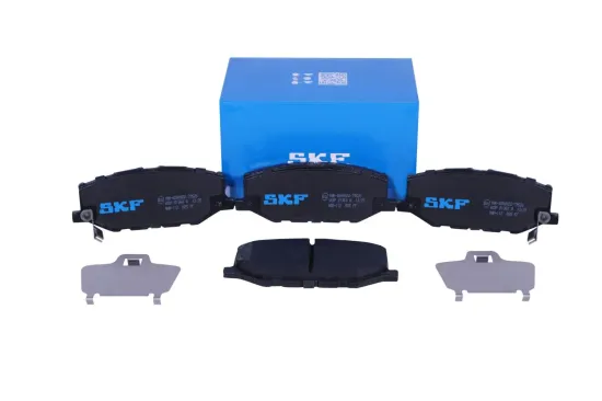 Bremsbelagsatz, Scheibenbremse Vorderachse SKF VKBP 81360 A Bild Bremsbelagsatz, Scheibenbremse Vorderachse SKF VKBP 81360 A