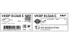 Bremsbelagsatz, Scheibenbremse Vorderachse SKF VKBP 81368 E Bild Bremsbelagsatz, Scheibenbremse Vorderachse SKF VKBP 81368 E