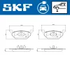 Bremsbelagsatz, Scheibenbremse Vorderachse SKF VKBP 85001 EV Bild Bremsbelagsatz, Scheibenbremse Vorderachse SKF VKBP 85001 EV