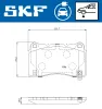 Bremsbelagsatz, Scheibenbremse Vorderachse SKF VKBP 85006 EV Bild Bremsbelagsatz, Scheibenbremse Vorderachse SKF VKBP 85006 EV