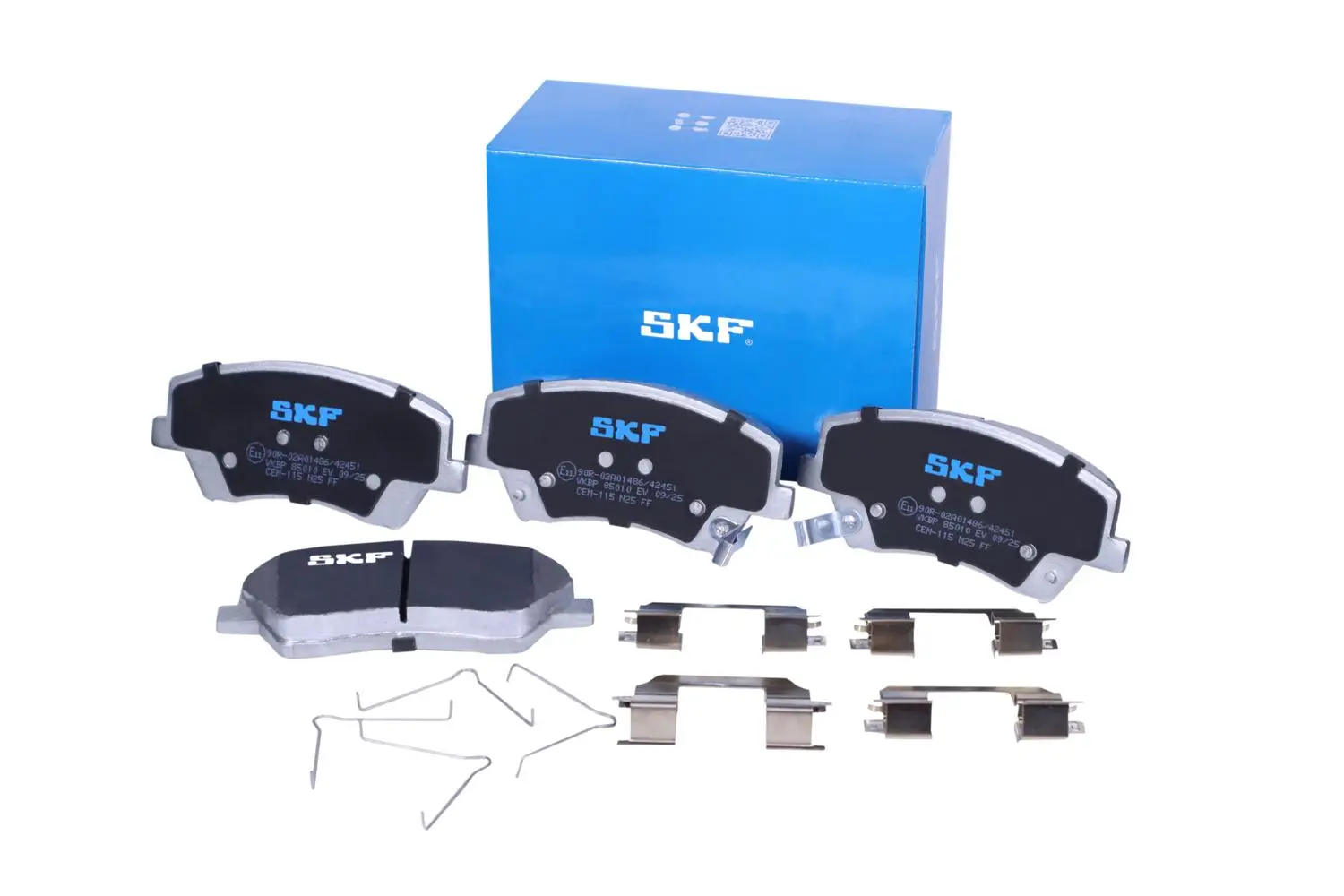 Bremsbelagsatz, Scheibenbremse Vorderachse SKF VKBP 85010 EV