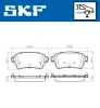 Bremsbelagsatz, Scheibenbremse SKF VKBP 90059 Bild Bremsbelagsatz, Scheibenbremse SKF VKBP 90059