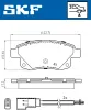 Bremsbelagsatz, Scheibenbremse SKF VKBP 90077 E Bild Bremsbelagsatz, Scheibenbremse SKF VKBP 90077 E