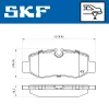 Bremsbelagsatz, Scheibenbremse SKF VKBP 90080 Bild Bremsbelagsatz, Scheibenbremse SKF VKBP 90080