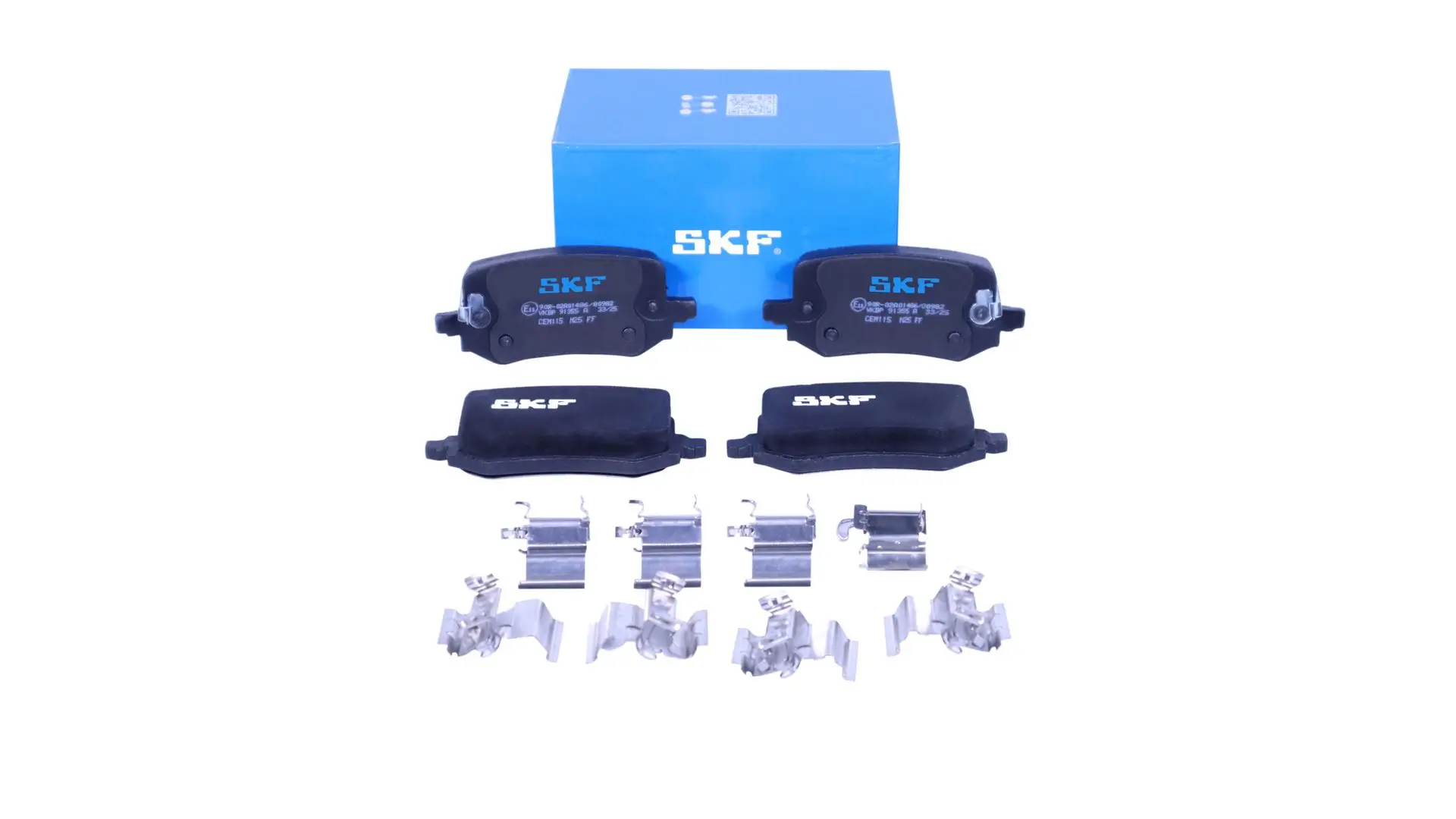 Bremsbelagsatz, Scheibenbremse Hinterachse SKF VKBP 91355 A