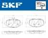 Bremsbelagsatz, Scheibenbremse Hinterachse SKF VKBP 91410 Bild Bremsbelagsatz, Scheibenbremse Hinterachse SKF VKBP 91410