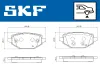 Bremsbelagsatz, Scheibenbremse Hinterachse SKF VKBP 91411 Bild Bremsbelagsatz, Scheibenbremse Hinterachse SKF VKBP 91411