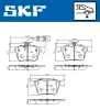 Bremsbelagsatz, Scheibenbremse SKF VKBP 91419 E Bild Bremsbelagsatz, Scheibenbremse SKF VKBP 91419 E