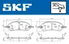 Bremsbelagsatz, Scheibenbremse Hinterachse SKF VKBP 91477 E