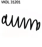 Fahrwerksfeder Hinterachse SKF VKDL 31201