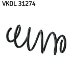 Fahrwerksfeder Vorderachse SKF VKDL 31274