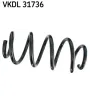 Fahrwerksfeder Vorderachse SKF VKDL 31736